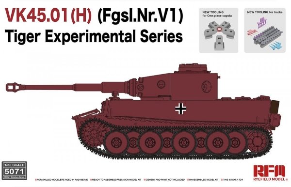 RFM-5071 VK45.01(H) (Fgsl.Nr.V1) Tiger Experimental Series 1/35