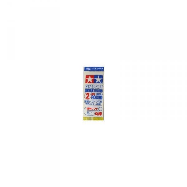 Tamiya 70158 Clr. Soft Pla-Beam 2mm Round*6