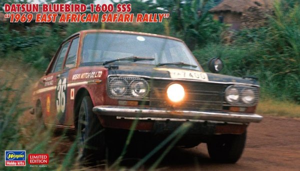 Hasegawa 20583 Datsun Bluebird 1600 SSS &quot;1969 East African Safari Rally&quot; 1/24