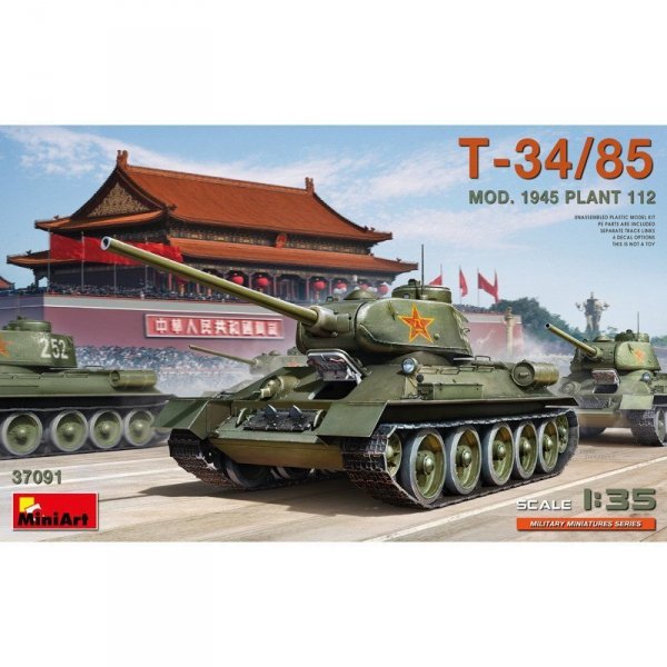 Mini Art 37091 T-34/85 Mod. 1945 Plant 112 1/35