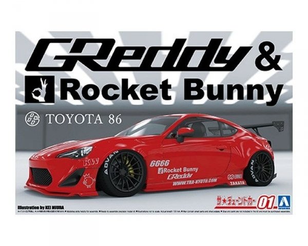 Aoshima 06186 1/24 TC#1 ZN6 Toyota 86 &#039;12 GReddy&Rocket Bunny Enkei Ver. (Toyota)