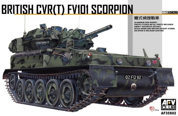 Afv Club 35S02 Cvr (T) Fv101 Scorpion 1/35