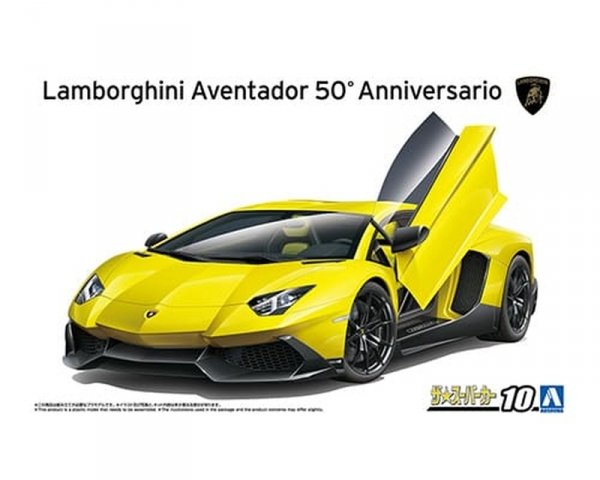 Aoshima 05982 1/24 SC#10 '13 Lamborghini Aventador 50°ANNIVERSARIO