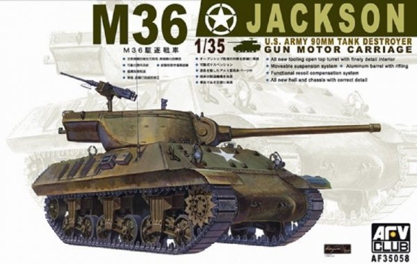 AFV Club 35058 M-36 Tank Destroyer 1/35
