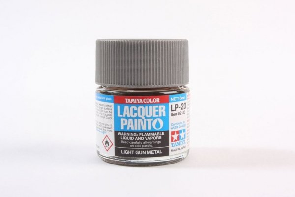 Tamiya 82120 LP-20 Light Gun Metal 10 ml