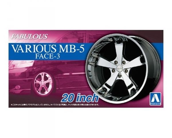 Aoshima 05425 1/24 TP#61 Fabulous Various MB-5 Face-3 20inch