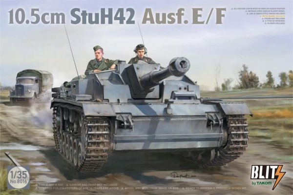 Takom-Blitz 8016 10,5 cm StuH 42 Ausf.E/F 1/35