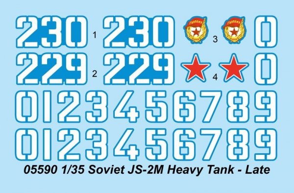 Trumpeter 05590 IS-2M Late
