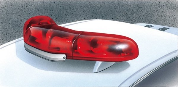 Aoshima 05974 1/24 TP#96 Patrol Car Parts A
