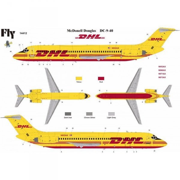 FLY 14412 DC-9-40  DHL