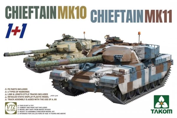 Takom 5006 Chieftain MK 10 & Chieftain MK 1 1+1