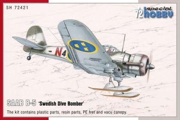 Special Hobby 72421 SAAB B-5 Swedish Dive Bomber 1/72