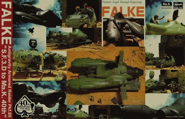Hasegawa 64125 FALKE Antigravity Armored Raider Pkf.85 &quot;S.F.3.D to Ma.K 40th&quot;