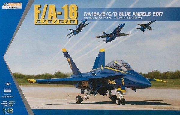 Kinetic 48073 USN Blue Angels 2017 F/A-18A/B/C/D 1/48