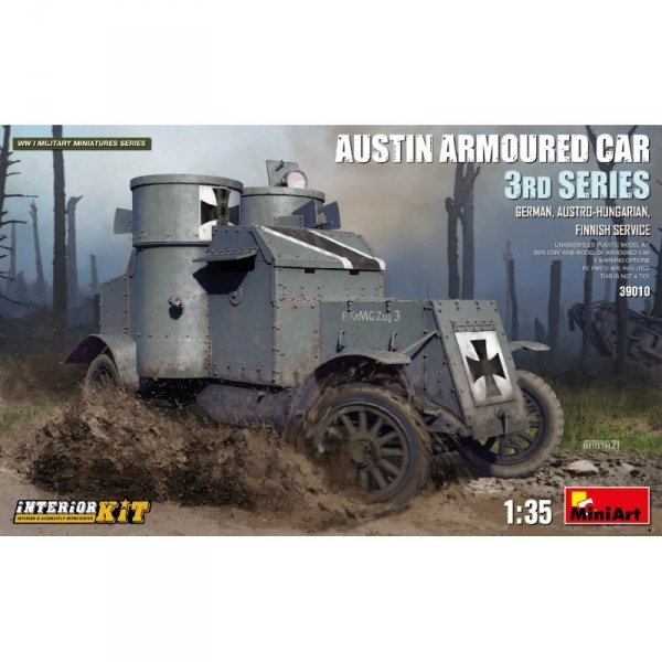Mini Art 39010 Austin Armoured Car 3rd Series German, Austro-Hungarian, Finnish Service 1/35