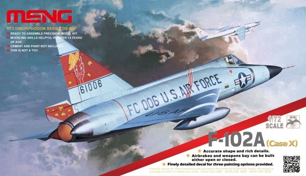 Meng DS-003 F-102A (Case X) 1/72