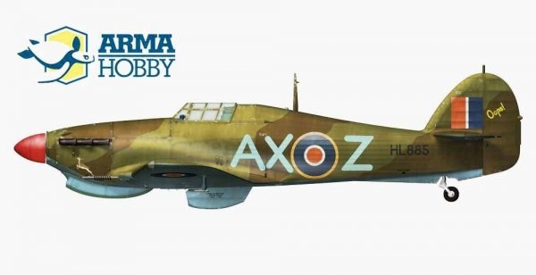 Arma Hobby 70036 Hurricane Mk. IIc - Model Kit 1/72