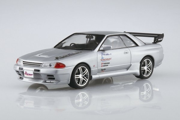 Aoshima 06453 1/24 HKS Kansai BNR32 Skyline GT-R '90 (Nissan)