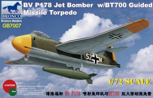 Bronco GB7007 Bv P178 Jet Bomber
