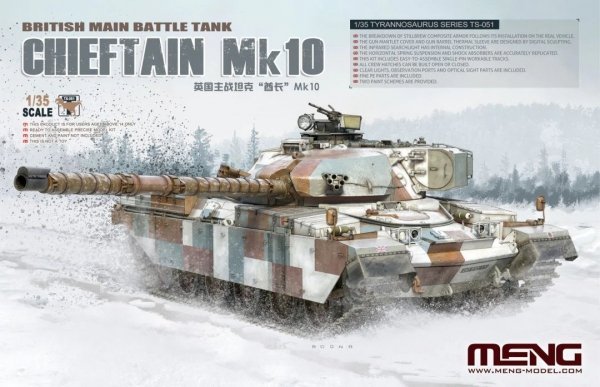 Meng TS-051 British Main Battle Tank Chieftain Mk.10 1/35