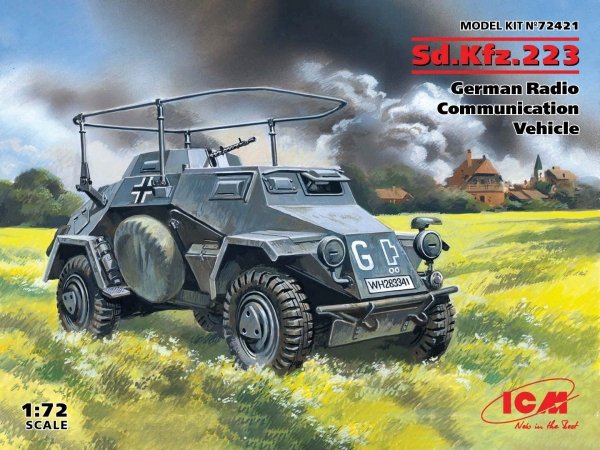 Icm 72421 Sdkfz 223 Ger. Radio 1/72