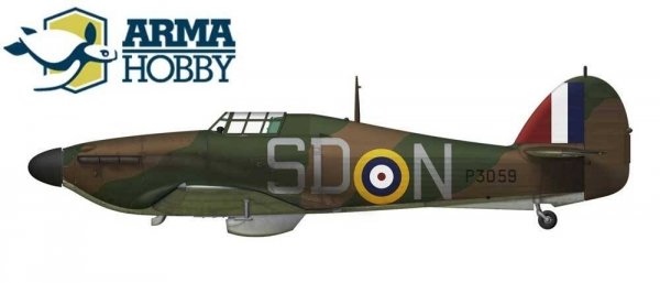 Arma Hobby 70019 Hurricane Mk.I Expert sert 1/72