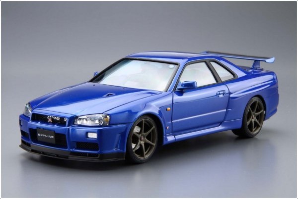 Aoshima 05858 1/24 MC#8 Nissan BNR34 Skyline GT-R V-spec II '02