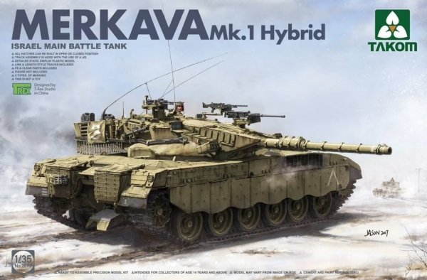 Takom 2079 1/35 Israeli Main Tank Merkava 1 Hybrid