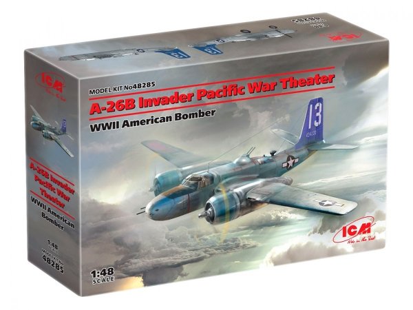 ICM 48285 A-26B Invader Pacific War Theater, WWII American Bomber