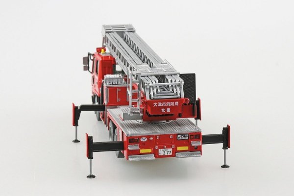 Aoshima 05970 1/72 WORKING VEHICLE#3 Fire Ladder Truck (Otsu Municipal Fire Department)