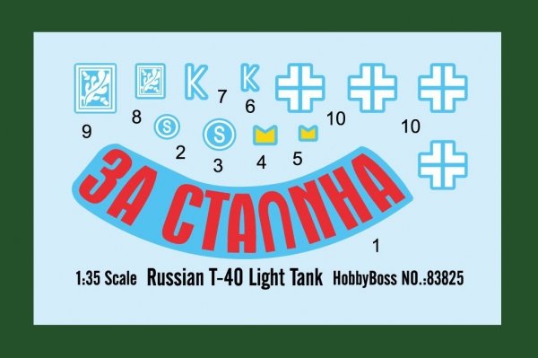 Hobby Boss 83825 1/35 Russian T-40 Light Tank