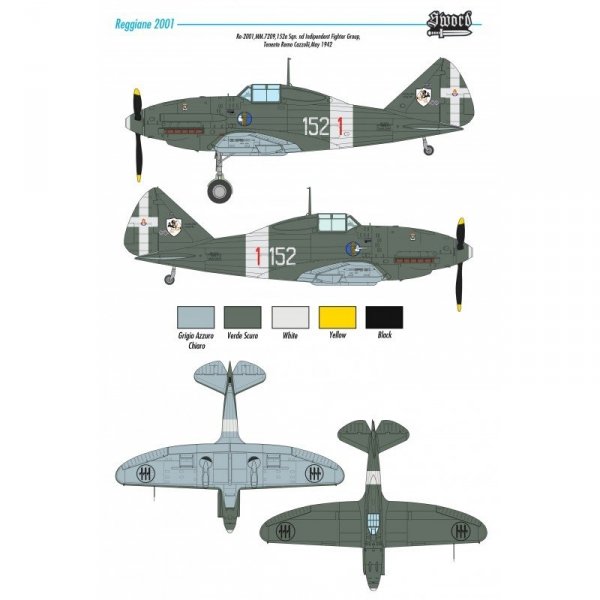 Sword 48012 Reggiane Re 2001 Falco II 1/48