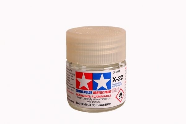 Tamiya 81522 Acrylic Mini X-22 Clear 10ml