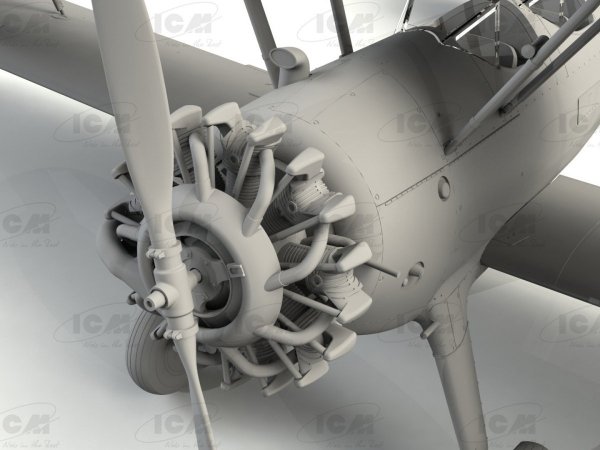 ICM 32052 Stearman PT-13/N2S-2/5 Kaydet, American Training Aircraft