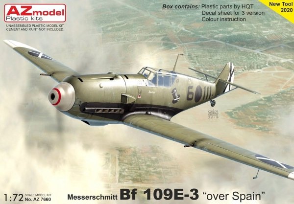 AZ Model 7660 Bf 109E-3 „Over Spain“ 1/72 