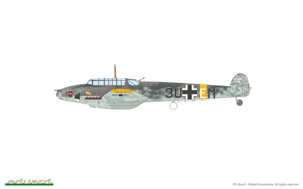  Eduard 7464 Bf 110E Weekend edition 1/72