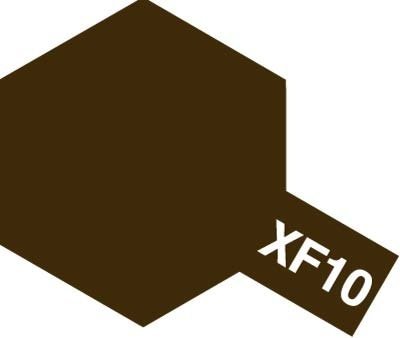 Tamiya 81710 Acrylic Mini XF-10 Flat Brown 10ml