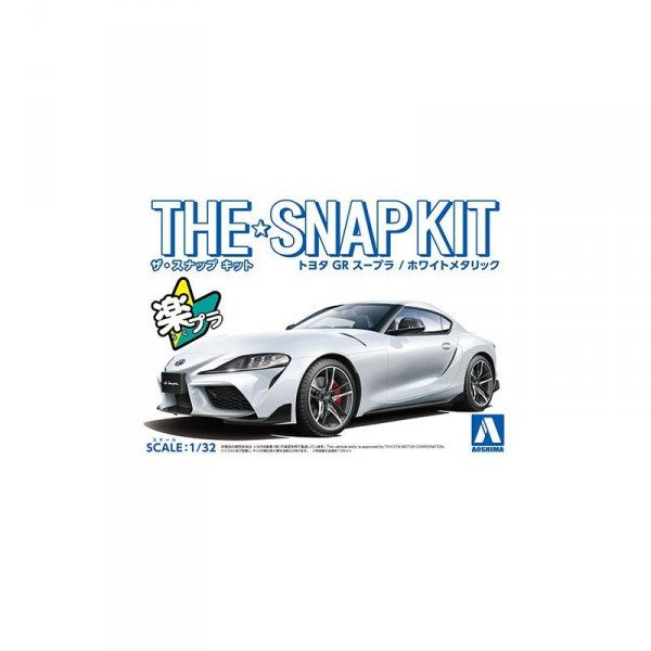 Aoshima 05886 1/32 SNAP KIT#10-B Toyota GR Supra (White Metallic)