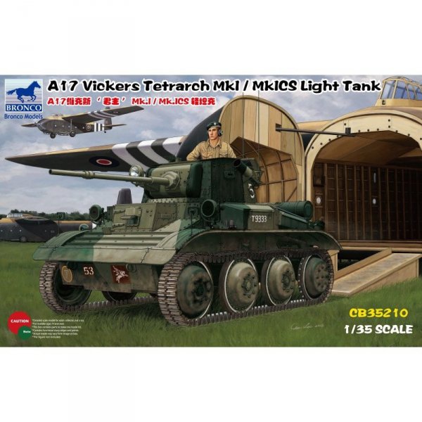 Bronco CB35210 A17 Vickers Tetrarch Mk.I