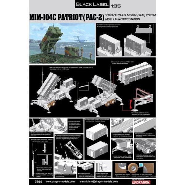 Dragon Black Label 3604  MM-104C Patriot Sam.