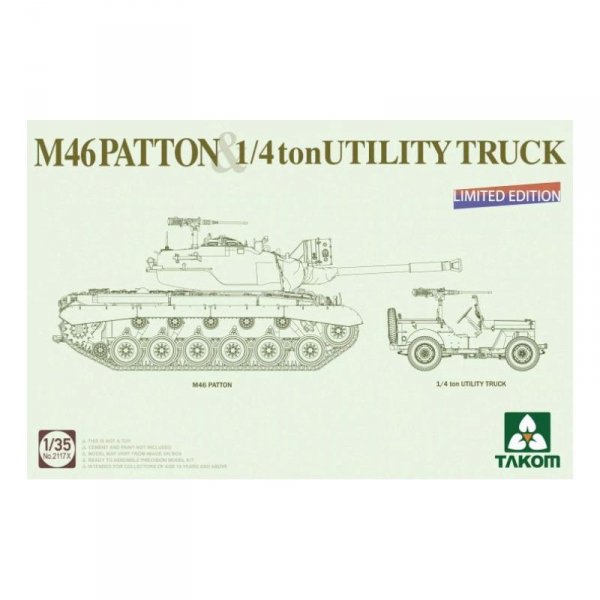 Takom 2117X M46 Patton & 1/4 Ton Utility Truck
