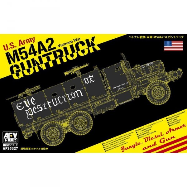 AFV Club AF35327 US Army M54A2 GUNTRUCK (Vietnam War)