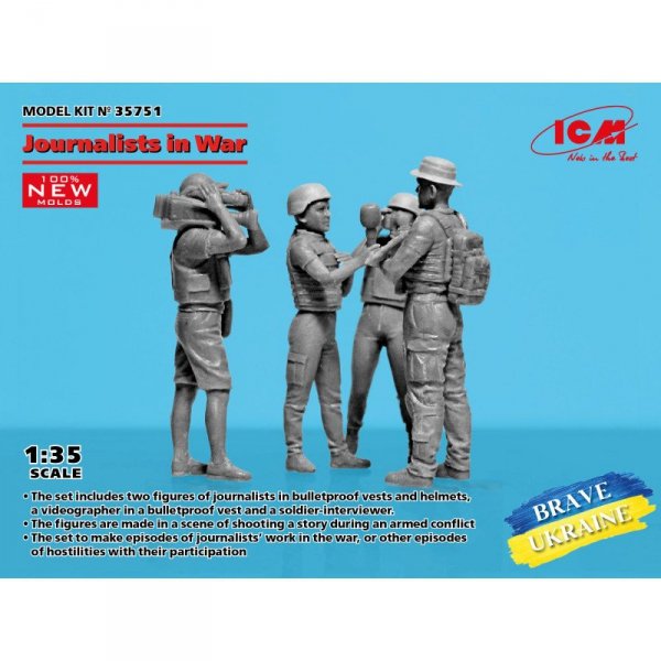 ICM 35751 Journalists in War 1/35