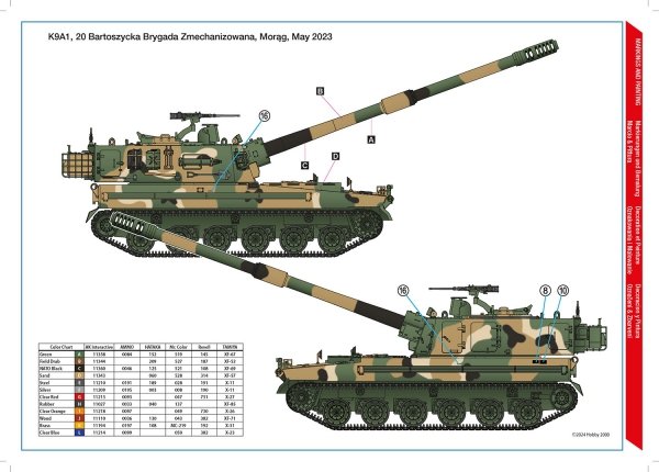 Hobby 2000 35005SE K9A1 'Thunder' Polish Army SPH - Special Edition 1/35