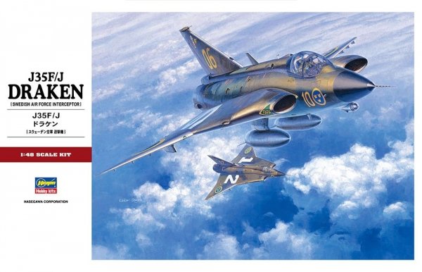 Hasegawa PT41-07241 J35F/J Draken 1/48