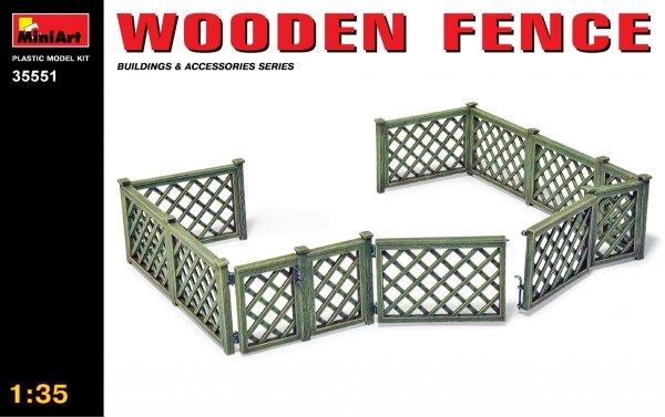 Mini Art 35551 Wooden Fence