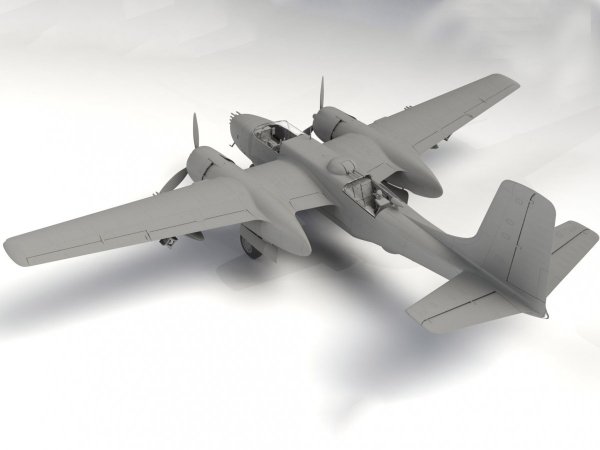 ICM 48285 A-26B Invader Pacific War Theater, WWII American Bomber