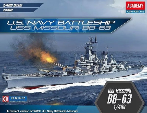 Academy 14401 BB-63 USS Missouri 1/400