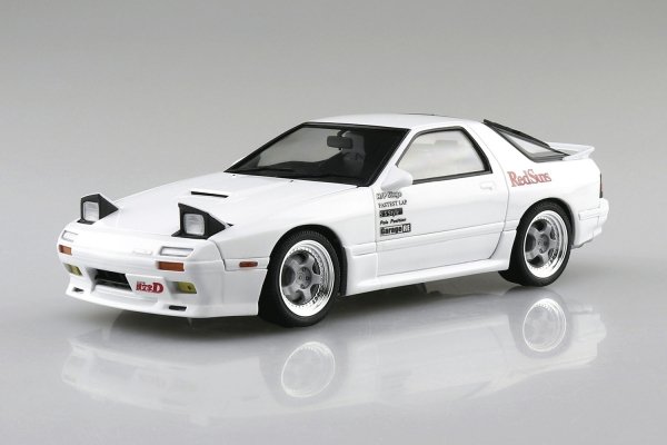 Aoshima 06248 Initial D Takahashi Ryosuke FC3S RX-7 [comics Vol.5 Akina Battle Ver.] 1/24 (Pre-Painted)