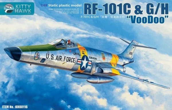 Kitty Hawk/Zimi Model 80116 RF-101 C G/H &quot;Voodoo&quot; 1/48